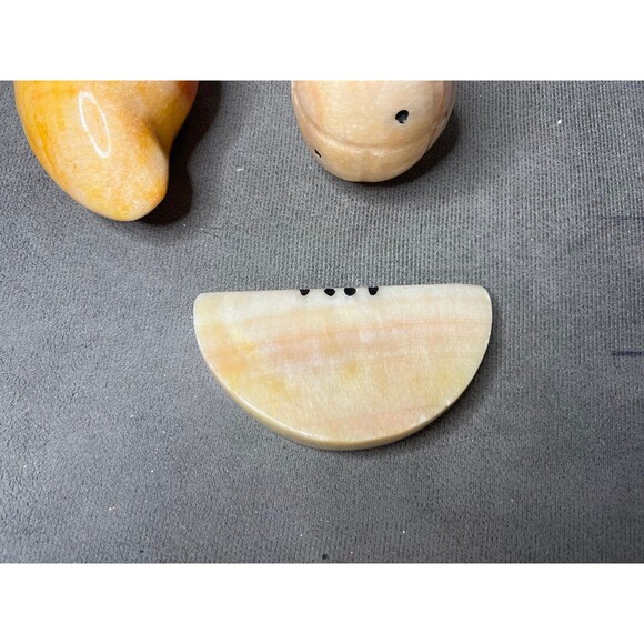 VTG Italian Alabaster Mango Pineapple Watermelon Stone Marble Fruit Tropical Lot - Picture 2 of 14